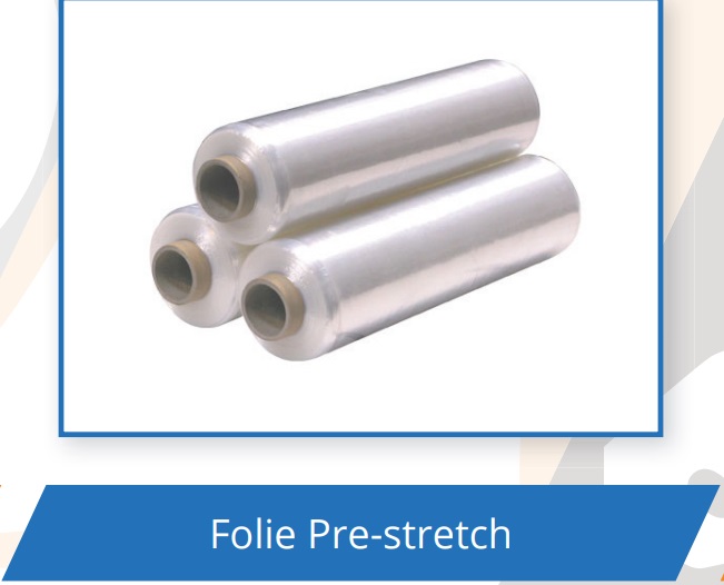 4 Folie stretch manuala transparenta